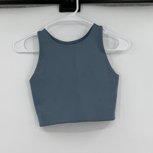 Girlfriend collective sports bra blue small